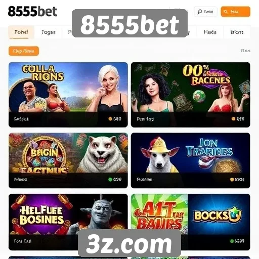 Jogos populares disponíveis no site 8555bet